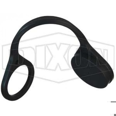 Dixon HT Series Flush Face Quick Connect Dust Plug, 3/8 in Nominal, Nitrile, Domestic 3HTDP